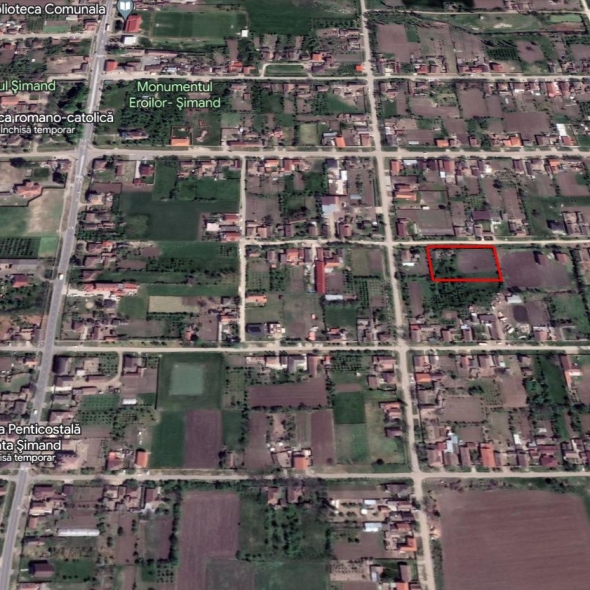 Teren de vanzare constructie casa Șimand Arad
